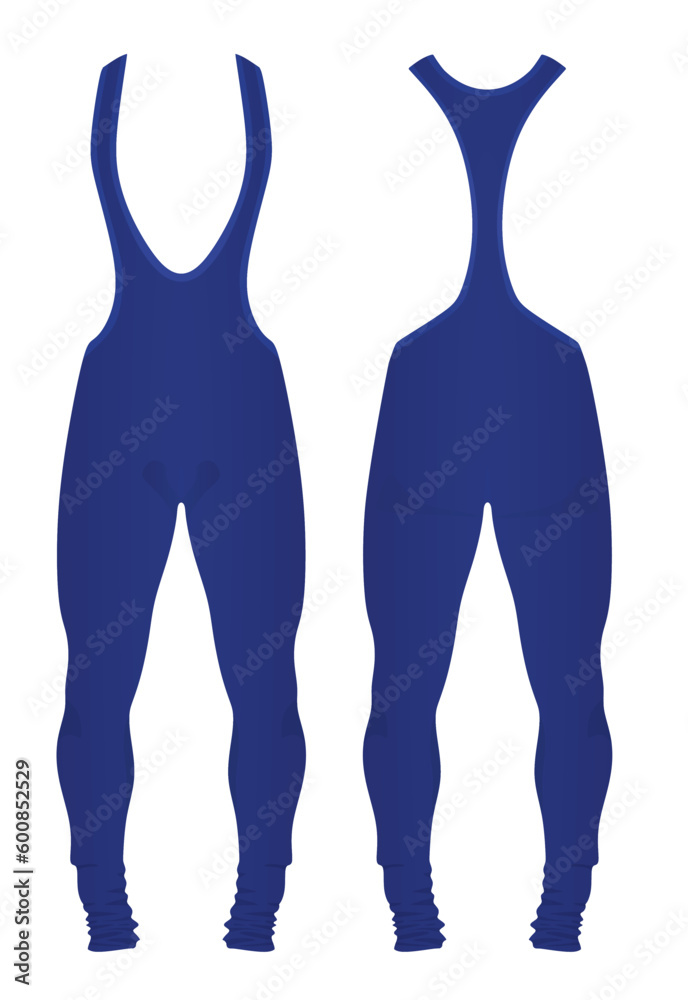 Blue male bodysuit. vector illustration Blue male bodysuit. vector illustration