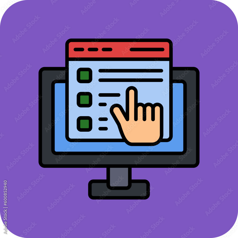 Online Survey Icon Online Survey Icon
