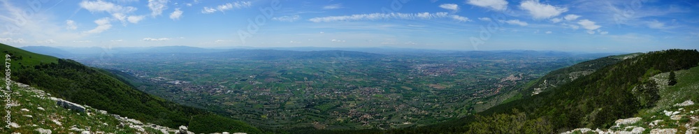 Umbria aereal landscape