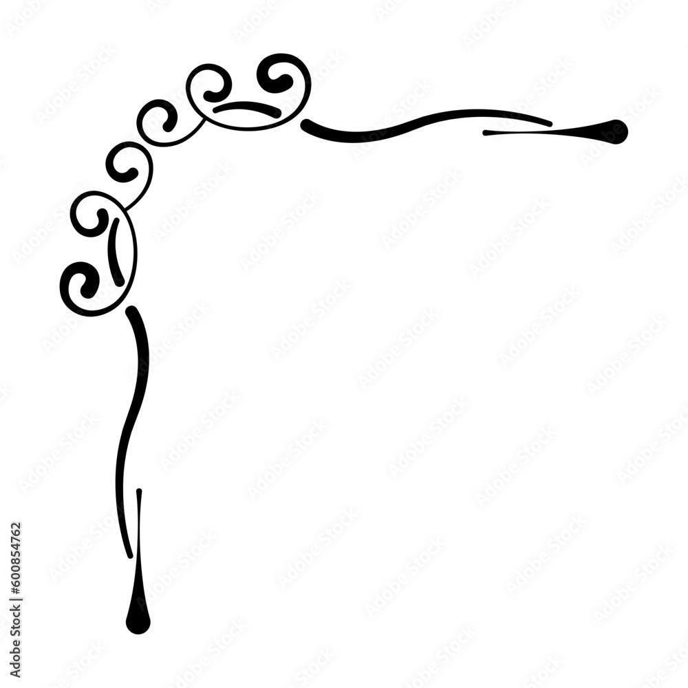 Isolated black border arabesque frame Vector Isolated black border arabesque frame Vector