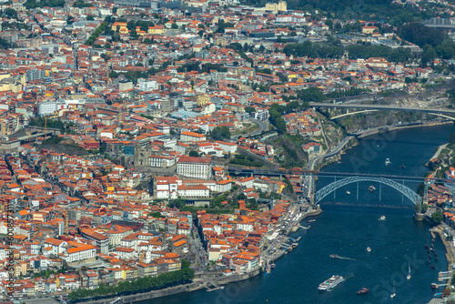 aerial of Porto