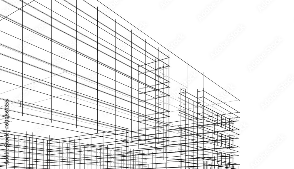 3d model of a building 3d model of a building