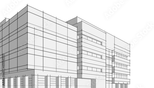 3d model of a building