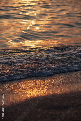 sunset over the sea