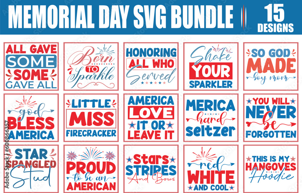 Memorial Day SVG Bundle 2023