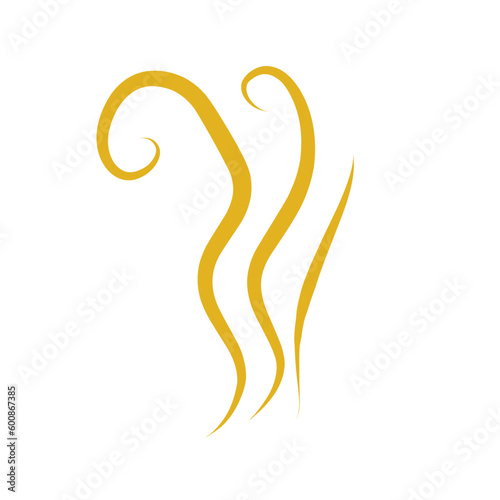 Gold hot Steam Vector