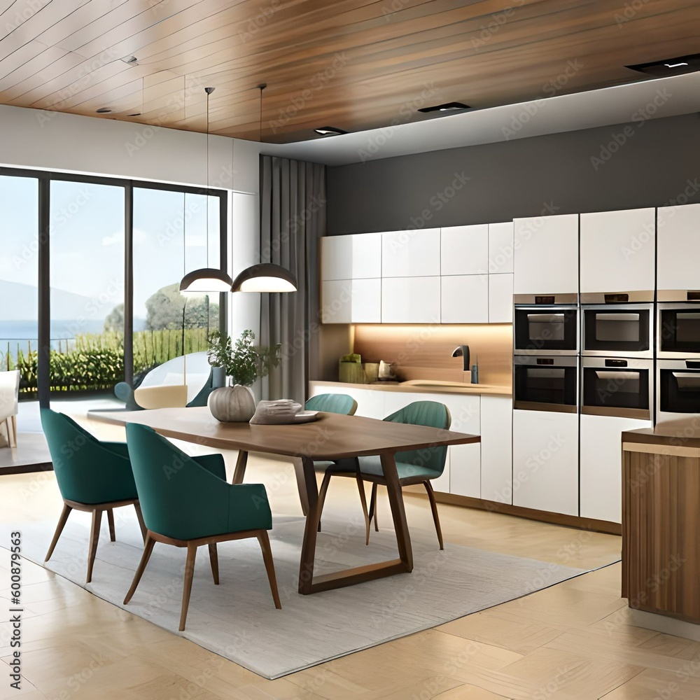 Fototapeta premium modern dining room