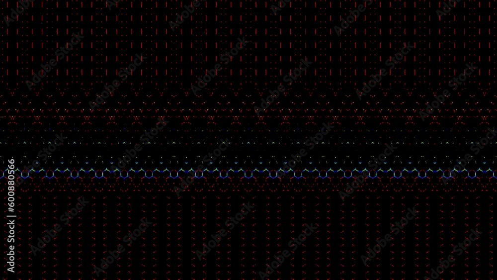 3D Abstract shining bright lines set wave, colorful, black background 3D Abstract shining bright lines set wave, colorful, black background