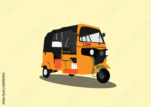 Fotografie Chennai Auto Vector illustration Art
