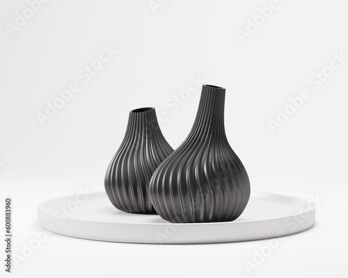 Vase, 3D Vase realistic, Ceramic