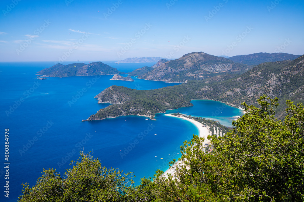 Fototapeta premium Blue Lagoon in Oludeniz Fethiye, Turkey