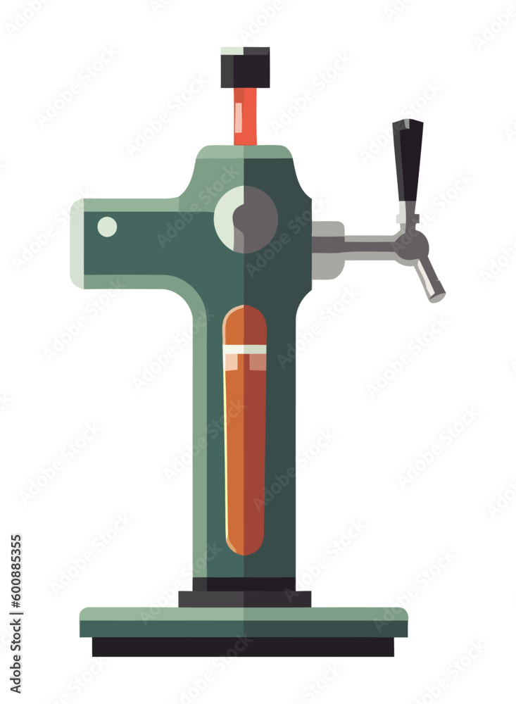 Fototapeta premium beer faucet icon isolated on white background