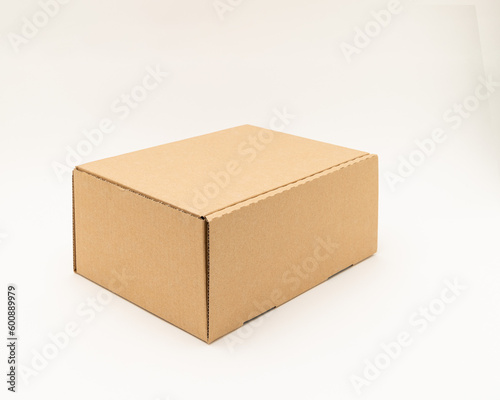 cardboard box isolated on white © amatyash