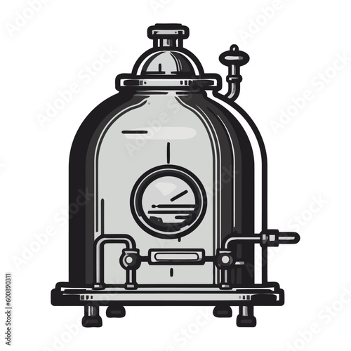 Antique metal Brewery Machine