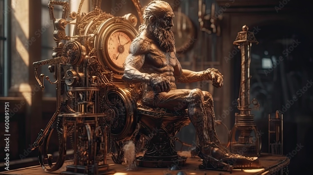 Forger of the Gods: Hephaestus, the Mighty God of Blacksmiths and Artisans by Generative AI Forger of the Gods: Hephaestus, the Mighty God of Blacksmiths and Artisans by Generative AI