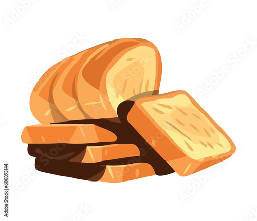 Freshly baked bread symbolizes healthy eating habits