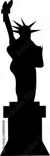 Silhouette: Freiheitsstatue New York