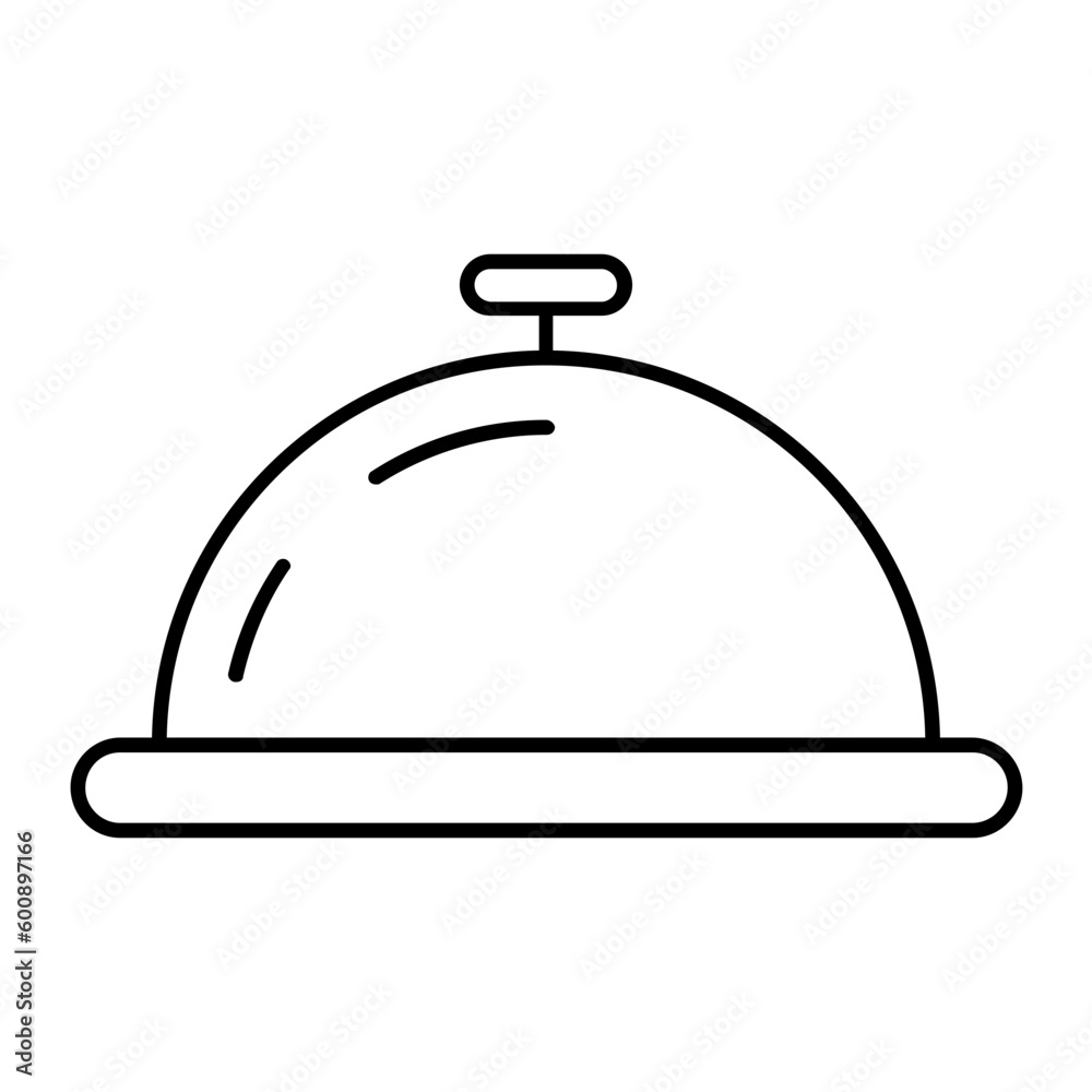 Food Hood Thin Line Icon Food Hood Thin Line Icon