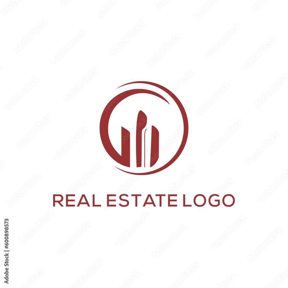logo design for a Real Estate Company on white background logo design for a Real Estate Company on white background