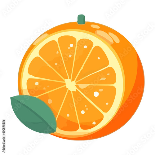 Fresh orange fruits symbolize healthy summer eating