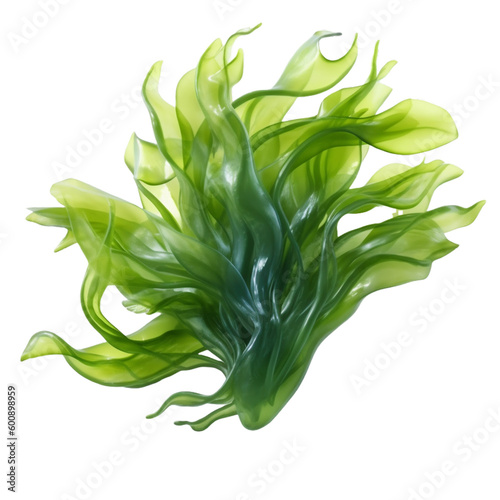 Fototapeta seaweed isolated on transparent background cutout