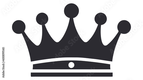 Crown Icon in trendy flat style isolated on white background. Vector illustration