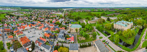 Rydzyna - view from a drone