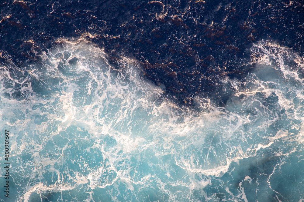 Fototapeta premium Ocean water texture at sunset 2