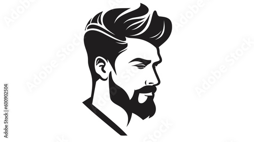 Man vector logo. Icon of man silhouette vector illustration