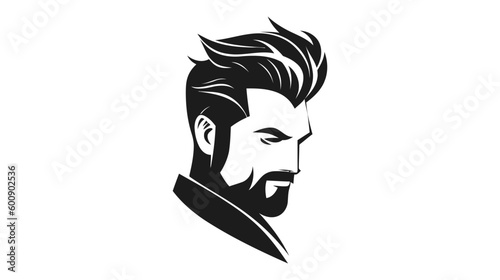 Man vector logo. Icon of man silhouette vector illustration