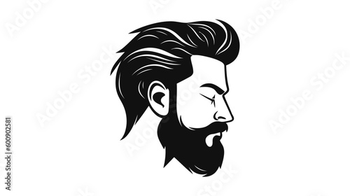 Man vector logo. Icon of man silhouette vector illustration
