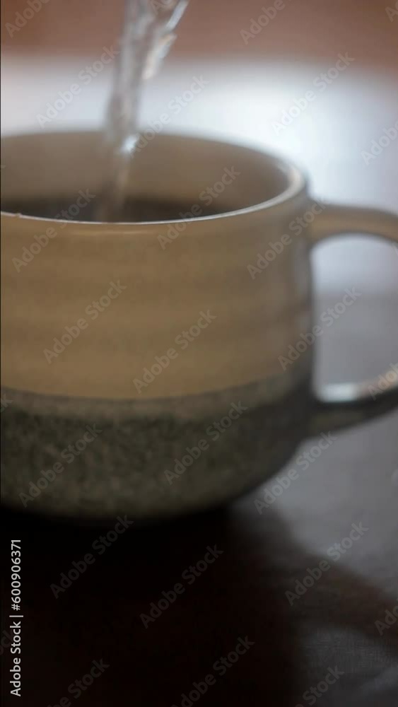 taza con café caliente, vapor de café caliente, bokeh