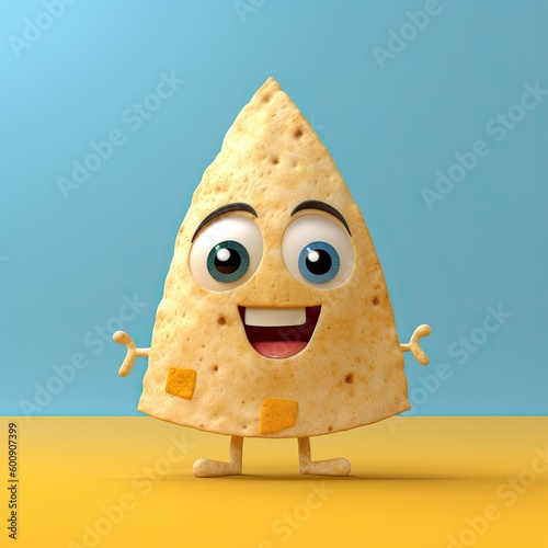Cute Cartoon Tortilla Chip ...