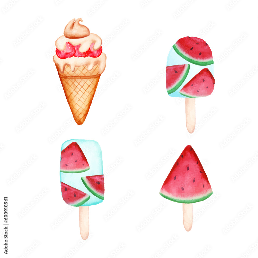 summer ice cream set