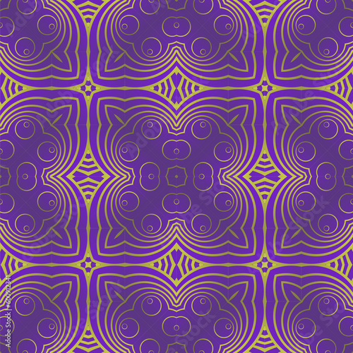 Abstract background with seamless textured purple combined with yellow