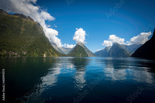 Summer in Milford Sound, Fiordland National Park, New Zealand