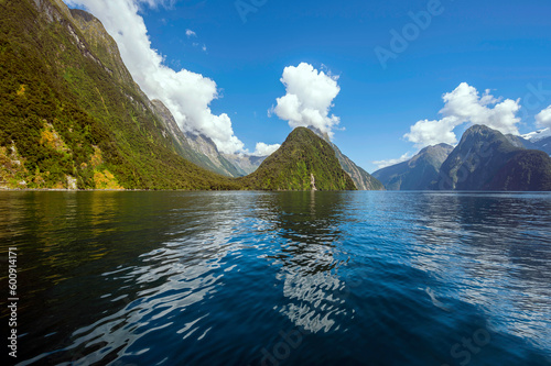 Summer in Milford Sound, Fiordland National Park, New Zealand