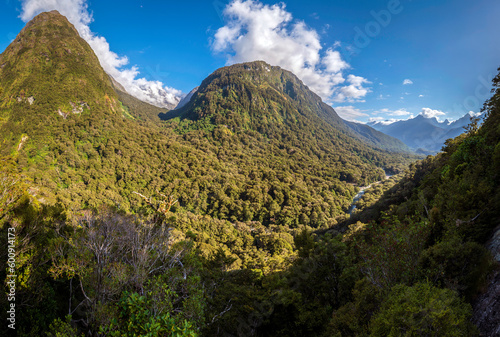 Summer in Milford Sound, Fiordland National Park, New Zealand