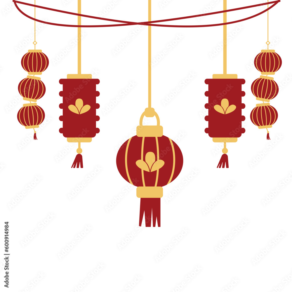 Chinese New Year Lantern Illustration Chinese New Year Lantern Illustration