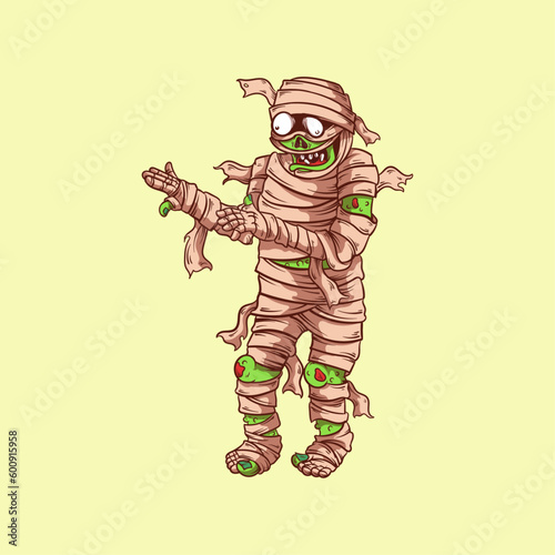 cartoon mummy