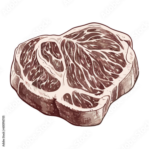 Freshly grilled sirloin steak, a gourmet meal