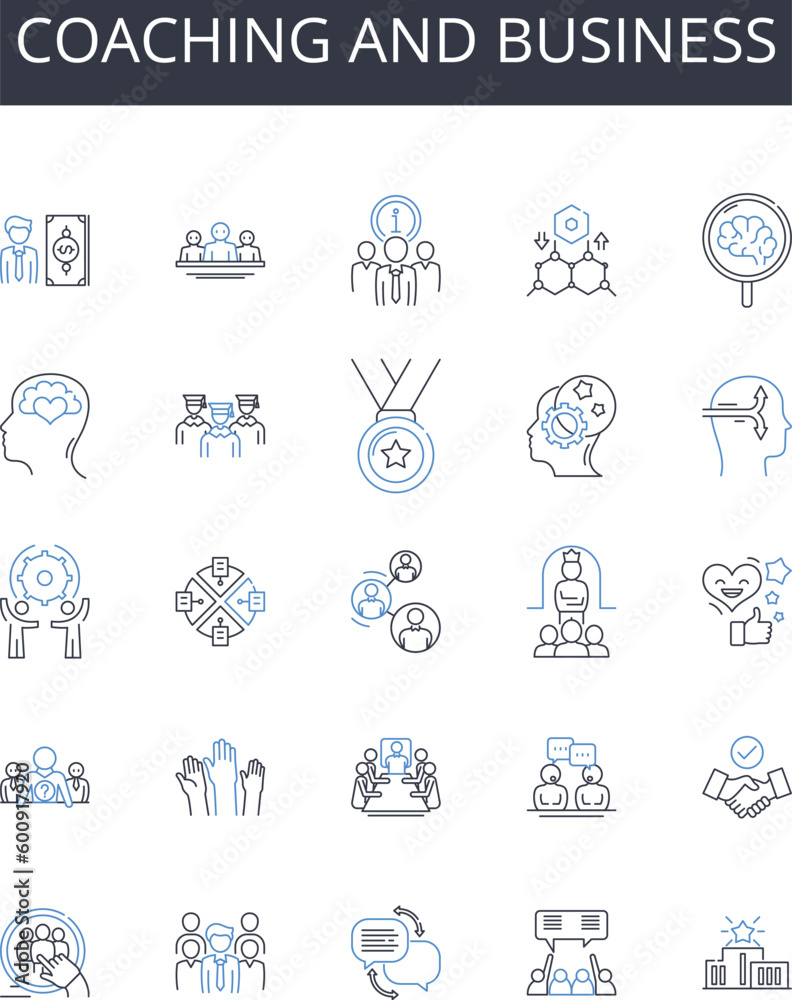 Coaching and business line icons collection. Cocktail, Pub, Beer, Bartender, Booze, Lounge, Mixology vector and linear illustration. Drink,Cheers,Happy hour outline signs set