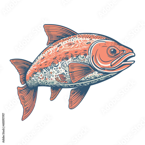 fish animal tropical design