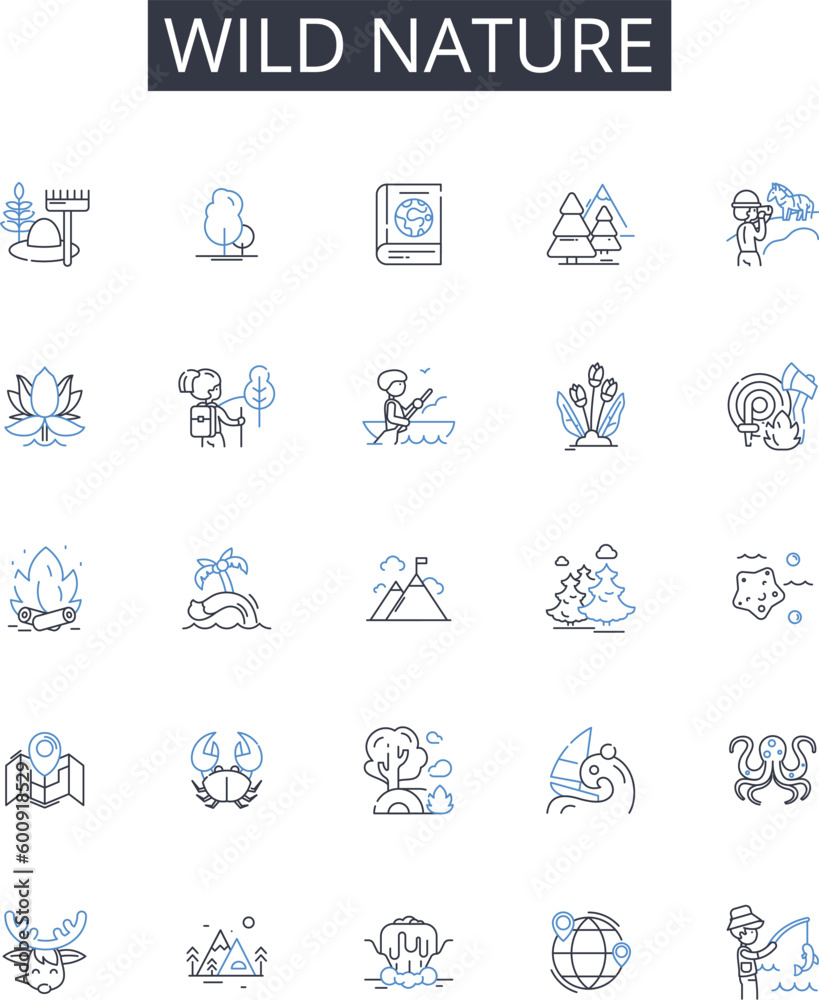 Wild nature line icons collection. Ownership, Dependability, Reliability, Integrity, Trusrthiness, Transparency, Commitment vector and linear illustration. Duty,Obligation,Answerability outline signs Wild nature line icons collection. Ownership, Dependability, Reliability, Integrity, Trusrthiness, Transparency, Commitment vector and linear illustration. Duty,Obligation,Answerability outline signs