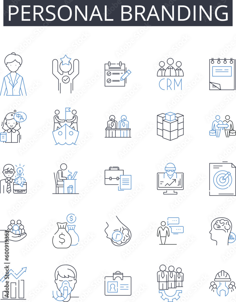 Personal branding line icons collection. Metrics, Visuals, Navigation, Interface, Insights, Analytics, Display vector and linear illustration. Overview,KPIs,Charts outline signs set Personal branding line icons collection. Metrics, Visuals, Navigation, Interface, Insights, Analytics, Display vector and linear illustration. Overview,KPIs,Charts outline signs set