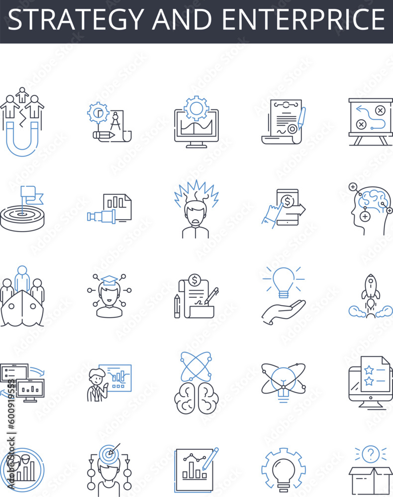 Strategy and enterprice line icons collection. Entrepreneur, Startup, Innovation, Growth, Customer, Local, Marketing vector and linear illustration. Strategy,Branding,Online outline signs set Strategy and enterprice line icons collection. Entrepreneur, Startup, Innovation, Growth, Customer, Local, Marketing vector and linear illustration. Strategy,Branding,Online outline signs set