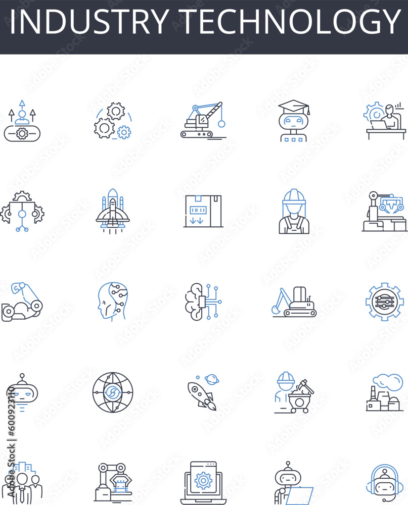 Industry technology line icons collection. Properties, Mortgages, Homeownership, Inventory, Listings, Equity, Refinancing vector and linear illustration. Lending,Appraisal,Housing bubble outline signs