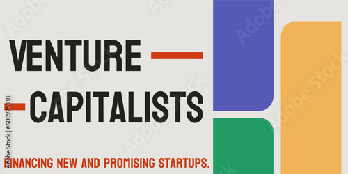 Venture Capitalists: investors who provide funding to startups and small businesses.