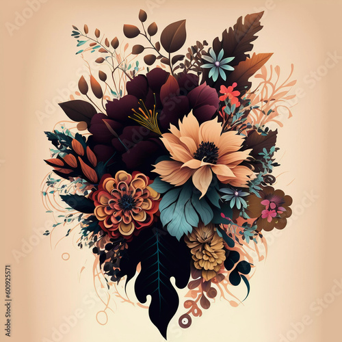 background with flowers