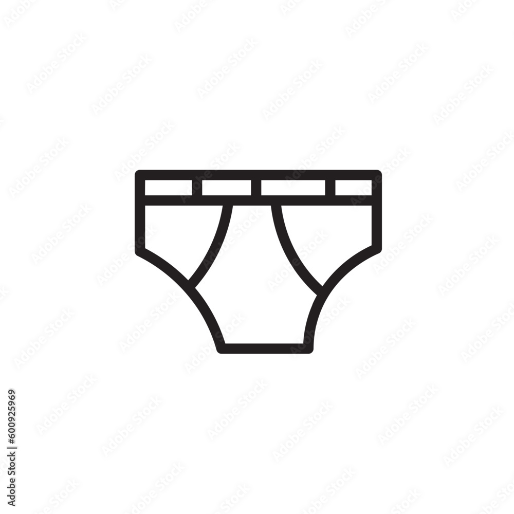 Briefs Pants Underpants Outline Icon Briefs Pants Underpants Outline Icon